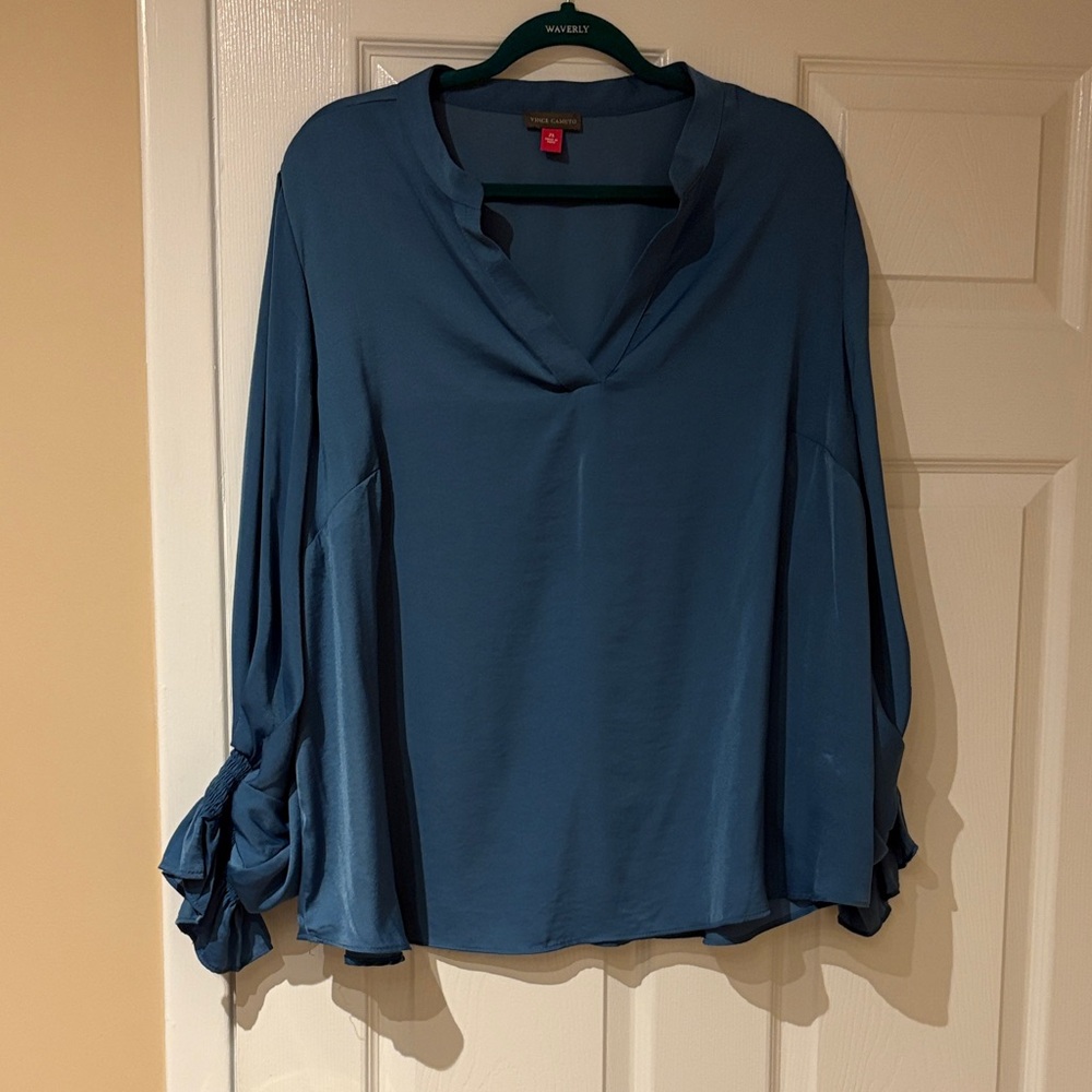 Elegant Blue Women's Top